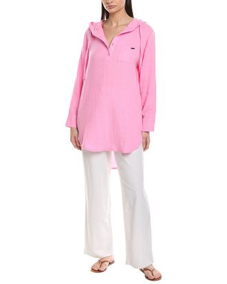 Nicole Miller Crinkle Chiffon Button Down Shirtdress