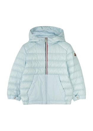 Moncler Kids Masserau Quilted Shell Jacket - Blue Light - 6A (6 Years)