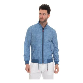 Kiton Hombre, Chaquetas, Azul, Talla: M