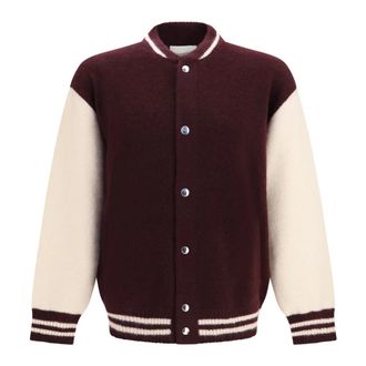 Laneus Bomber in cashmere e seta - - Jackets - Uomo - Marrone - S