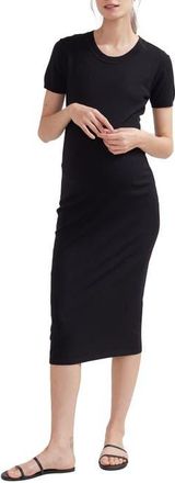 Hatch The Softsculpt Knit Eliza Dress in Black at Nordstrom, Size 0