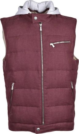 Eleventy Smanicato - Heren - Bodywarmers - Bruin - XL - Katoen - Jassen