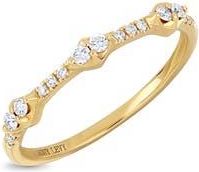 Bony Levy Monaco Diamond Stacking Ring in 18K Yellow Gold at Nordstrom Rack, Size 7