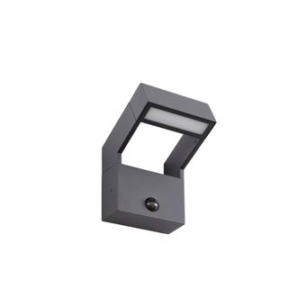 Arcchio L&aacute;mpara de pared exterior de metal gris