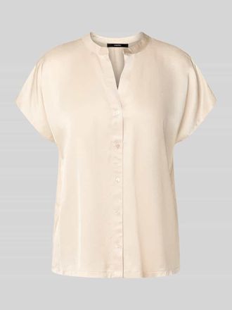 someday Slim Fit Blusenshirt mit Tunikakragen Modell Koralie in Sand, Gr&ouml;&szlig;e 42
