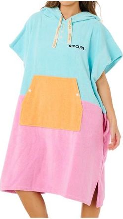 Rip Curl Premium Surf Hooded Towel Surf Poncho f&uuml;r Damen | rosa