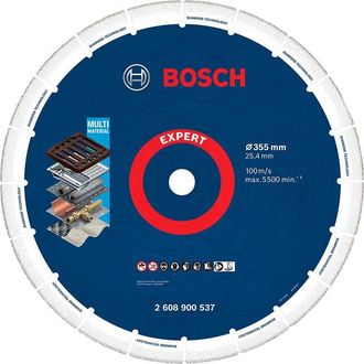 Bosch Discos De Corte Expert Diamond Metal Wheel De 355 Mm Para Sierras A Gasolina, Para Sierras De Corte