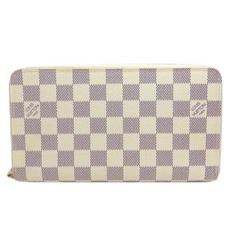 Louis Vuitton Damier Azur Damier Canvas Long Wallet (Bi-Fold) (Pre-Owned)
