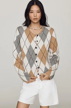 Aligne Aggie Argyle Cardigan
