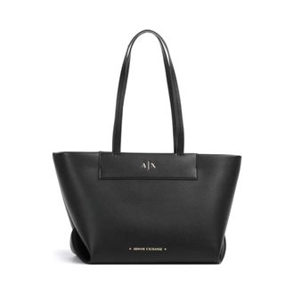 A|X Armani Exchange Bolso de Compras - Bags - Mujer - Negro - ONE SIZE