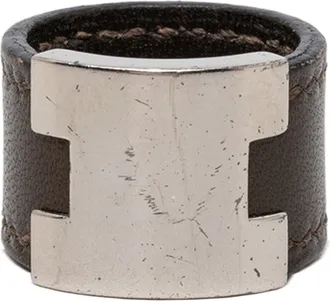 Herm&egrave;s Leather Band Ring (Pre-Owned)