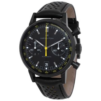 Hamilton American Classic Chronograph Automatic Black Dial Mens Watch H38446731