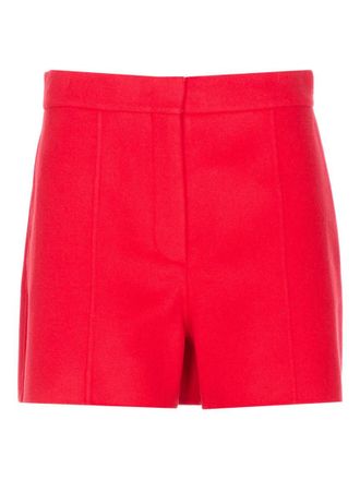 Sportmax Red Solid Shorts