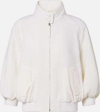 Gabriela Hearst Aluin virgin wool bomber jacket