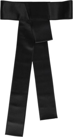 Dolce & Gabbana Black Satin Wide Waist Womens Belt