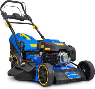 Goodyear Cortac&eacute;sped De Gasolina Con Arranque El&eacute;ctrico Y Manual 5.620w. Motor 224cc 4 Tiempos Ohv. Bater&iacute;a 20v. Anchura De Corte 53 Cm. 2,5-7,5 Cent&iacute;metros Al