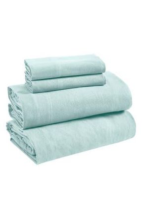 Superior Cotton Flannel Sheet Set in Light Blue at Nordstrom Rack, Size Queen