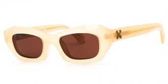 Off-white VENEZIA 1760 Womens Sunglasses Brown Size 49