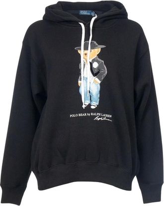 Polo Ralph Lauren Sudadera con capucha Holiday Polo Bear - Sweatshirts & Hoodies - Mujer - Negro - XS