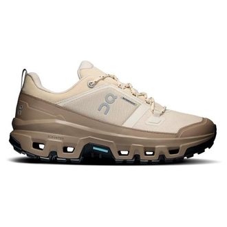 On Cloudrock Low WP Wanderschuhe f&uuml;r Damen | beige/braun