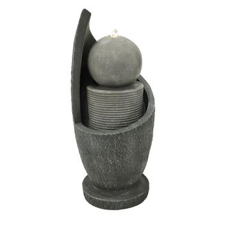 MonsterShop Electric Water Feature - Zen Cascade in Grey