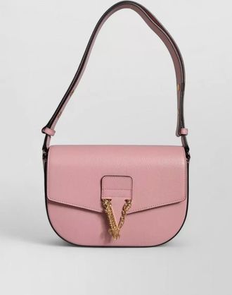 Versace greca goddess leather shoulder bag