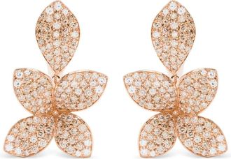 Pasquale Bruni Orecchini Giardini Segreti in oro rosa 18 carati con diamanti
