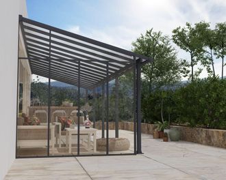 Palram Canopia Pared Lateral Para P&eacute;rgola 3m Gris