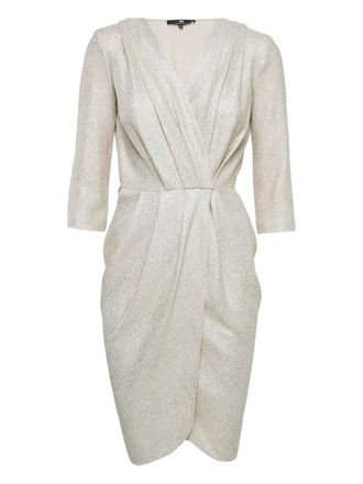 Elisabetta Franchi Pre-owned gesmockte wikkeljurk - Wit