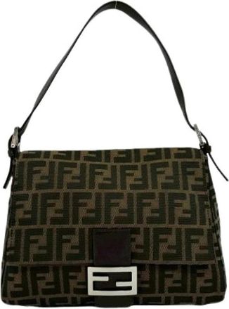 Fendi Pre-owned Vintage Schoudertas - Dames - Vintage Schoudertas - Veelkleurig - ONE Size - Leer - Vintage
