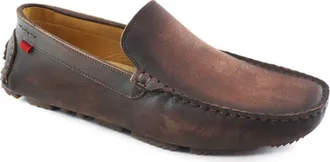 Marc Joseph New York Ovington Ct Leather Venetian Driver Loafer in Whiskey Burnished Napa at Nordstrom, Size 10.5