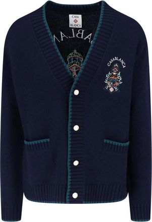 Casablanca hotel emblem cardigan