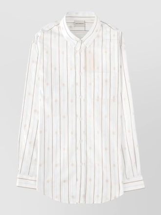 Dr&ocirc;le de Monsieur monogram shirt regular fit long sleeves