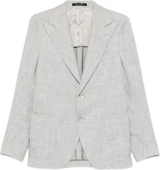 Tagliatore Herringbone-pattern Single-breasted Blazer