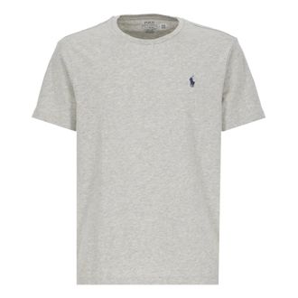 Ralph Lauren Tops, Heren, Grijs, L, Katoen, Custom Slim-Fit T-shirt