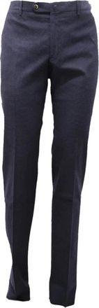 PT01 Slim Fit Katoenen Pied de Poule Broek - Heren - Slim Fit Broeken - Blauw - 3XL - Katoen - Broeken