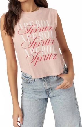 Bloomingdale's Aperol Spritz Muscle Tank In Peach Blossom