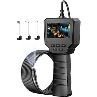 OEM Cam&eacute;ra DInspection - &Eacute;cran 2,4 Pouces 1440p Hd - T&ecirc;te 8 Mm - C&acirc;ble Semi-rigide 5 M - Ip67 - 6 Led R&eacute;glables - 1 Pi&egrave;ce