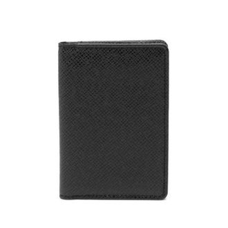 Louis Vuitton Pre-owned Wallets, male, Black, Size: ONE SIZE Pre-owned Organizer de Poche Taiga Leather Card Case