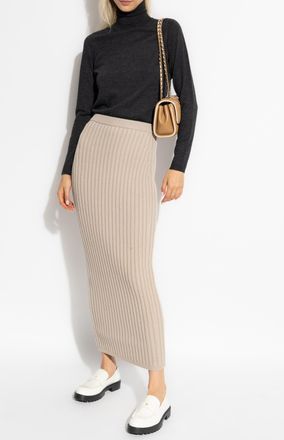 Max Mara Skirt Seta, Womens, Beige