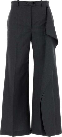 Jil Sander Pantaloni a gamba larga - - Trousers - Donna - Grigio - M