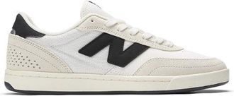 New Balance Unisex NB Numeric 440 V2 in Bianca/Nero, Pelle Scamosciata/Rete, Taglia 40.5