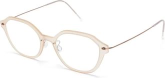 Lindberg N.o.w 6650 Optisch Montuur - unisex - Accessoires - Bruin - Maat: 47 MM Zijde