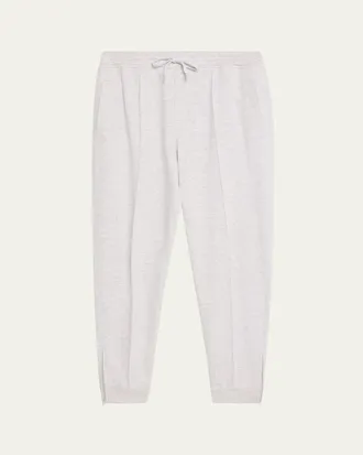 Brunello Cucinelli Mens Pintuck-Pleated Drawstring Sweatpants