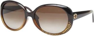 Gucci Pre-owned Accessories, female, Brown, Size: ONE SIZE Pre-owned Interlocking G Sunglasses