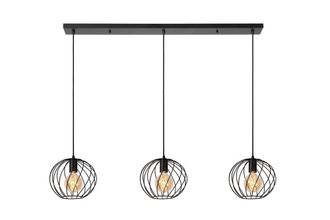 Netlighting Danza Classic Bar Pendant Light 3xE27 Black