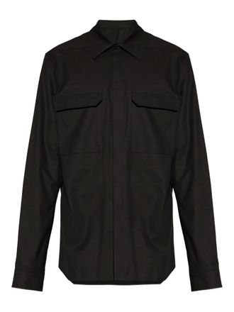 Rick Owens cotton shirt - men - Cotton - 52 - Black