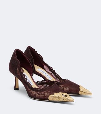 Jimmy Choo London Faiz lace pumps