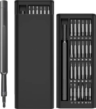 OEM Juego De Mini Destornilladores, 49 Piezas, Dise&ntilde;o Antideslizante, Rojo