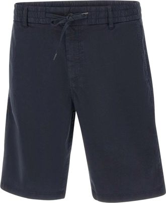 HUGO BOSS Heren, Korte broeken, Blauw, Maat: W31 Katoen